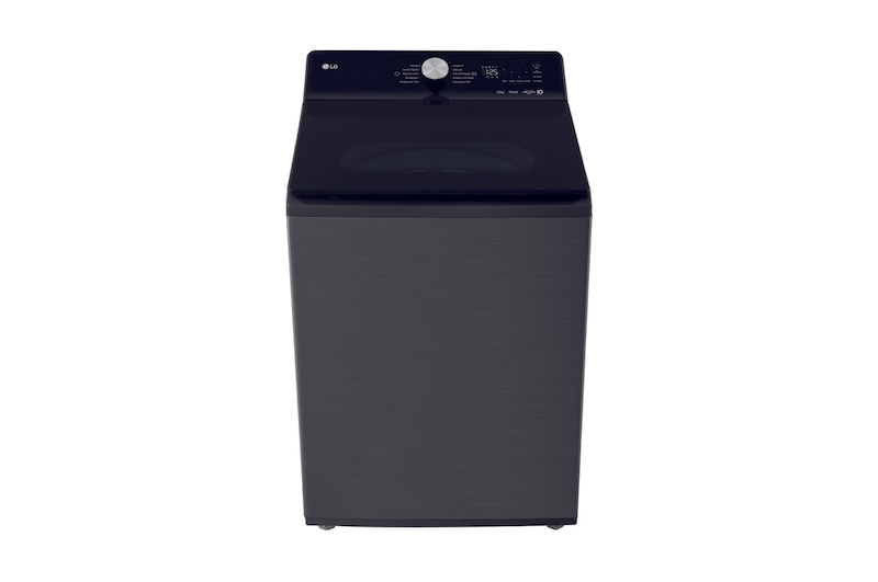 Lavadora de 23kg con AI DD™, Ciclo PetCare, ThinQ™, Lavado a Vapor y Tina de Acero Inoxidable, Platinum Black